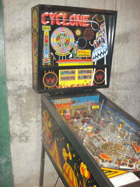 1988 Williams Cyclone Pinball Machine For Sale at R-Kade Games in Massachusetts
