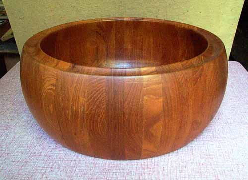 Digsmed Denmark huge vintage staved teak Salad Bowl