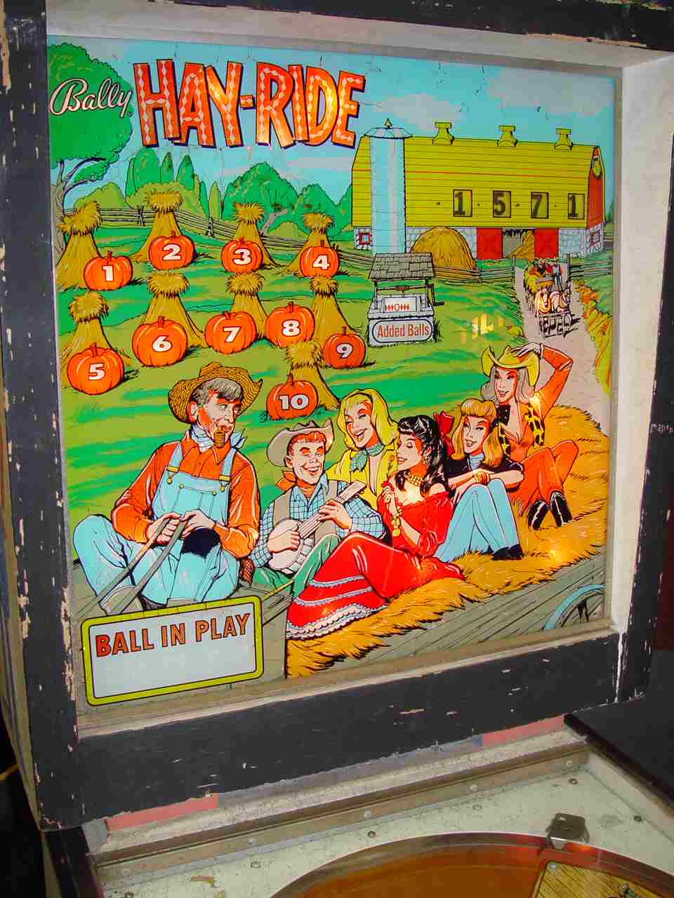 1964 Bally Hay-Ride Pinball Machine For Sale at R-Kade Games in Massachusetts