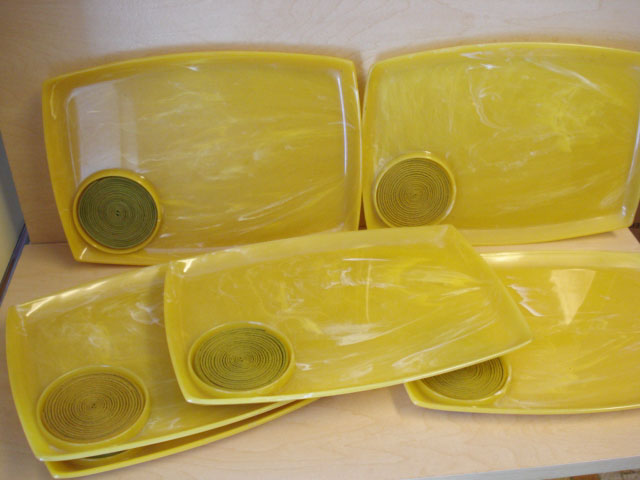 Vintage 60's Snack Trays