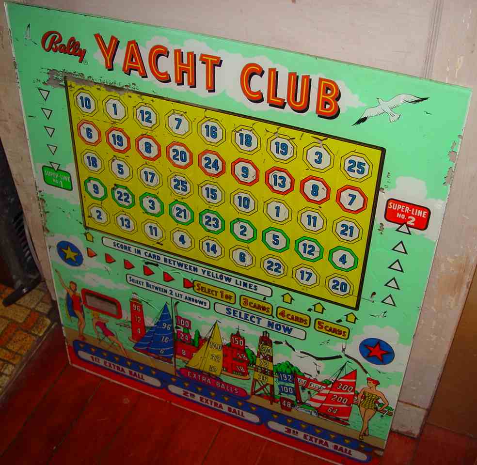 Bally Yacht Club Bingo Machine For Sale at R-Kade Games in Massachusetts